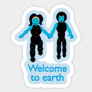 Welcome To Earth V2 Sticker